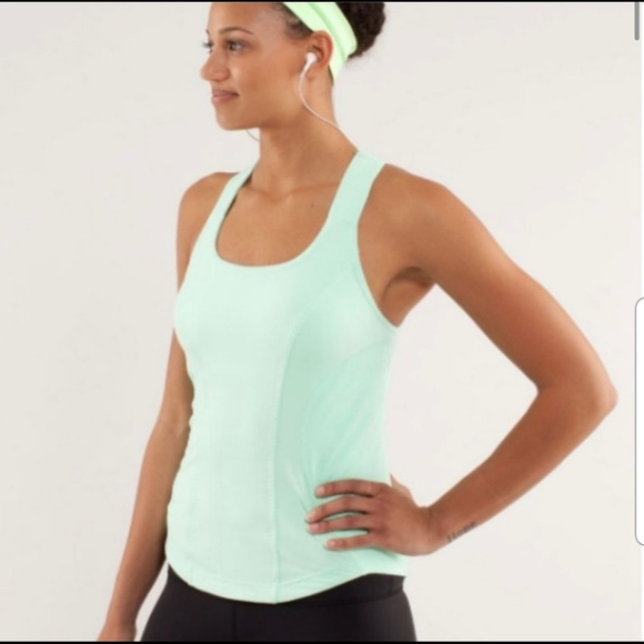 lululemon Cardio Kick Mint Green Tank Top - Picture 12 of 12